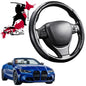 Black Samurai Segmented Steering Wheel Cover for BMW M4 2021 - Current (G82 G83)