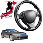 Black Samurai Segmented Steering Wheel Cover for Toyota Supra 1993 - 2019 A80, A90