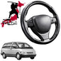 Black Samurai Segmented Steering Wheel Cover for Toyota Tarago 1990 - 2000 (XR10)