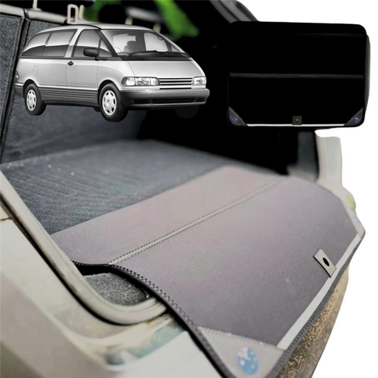 Rear Cargo Boot Bumper Protector for Toyota Tarago 1990 - 2000 (XR10) - XL (98 x 55) - Black
