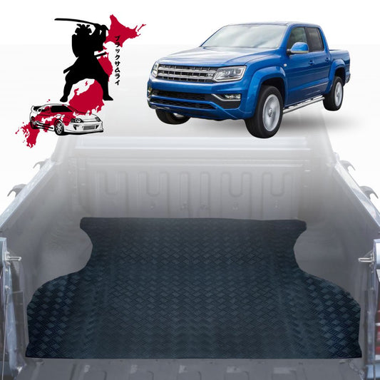 Black Samurai UTE Tub Mat Tray Liner for VolksWagen Amarok Dual Cab 2010 - 2022 2H, 2H Facelift