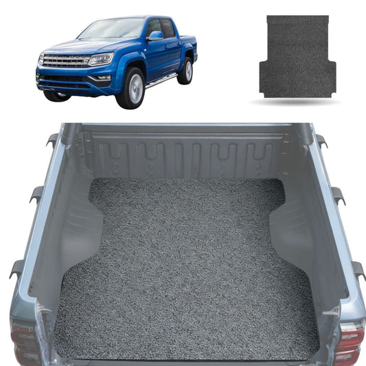 Honeycomb UTE Tub Mat Tray Liner for VolksWagen Amarok Dual Cab 2010 - 2022 2H, 2H Facelift - Grey