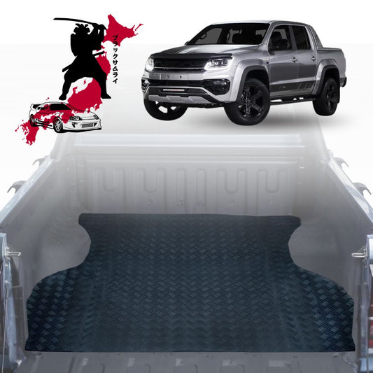 Black Samurai UTE Tub Mat Tray Liner for VolksWagen Amarok Dual Cab 2022 - Current 2H Facelift