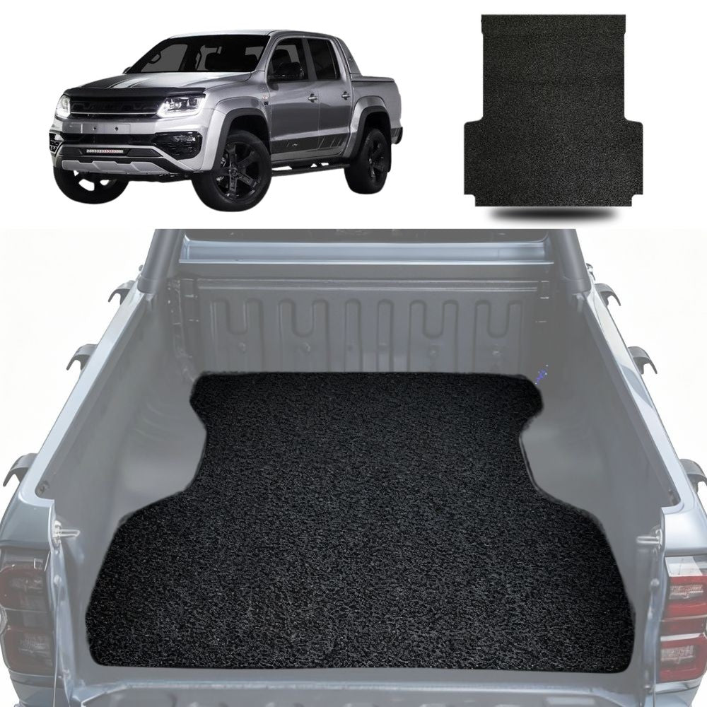 Honeycomb UTE Tub Mat Tray Liner for VolksWagen Amarok Dual Cab 2022 - Current 2H Facelift - Black