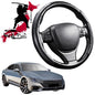 Black Samurai Segmented Steering Wheel Cover for VolksWagen Arteon 2017 - Current 3H