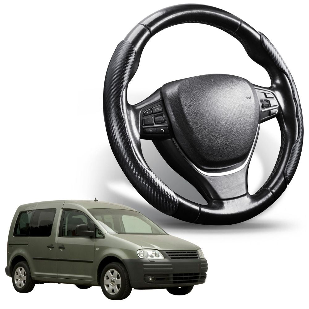 Segmented Steering Wheel Cover for VolksWagen Caddy 2005 - 2021 Front Only