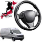 Black Samurai Segmented Steering Wheel Cover for VolksWagen Crafter 2006 - 2017 (Typ 2E/2F)