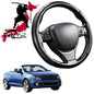 Black Samurai Segmented Steering Wheel Cover for VolksWagen EoS 2006 - 2016