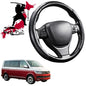 Black Samurai Segmented Steering Wheel Cover for VolksWagen Multivan 2016 - Current (T6)