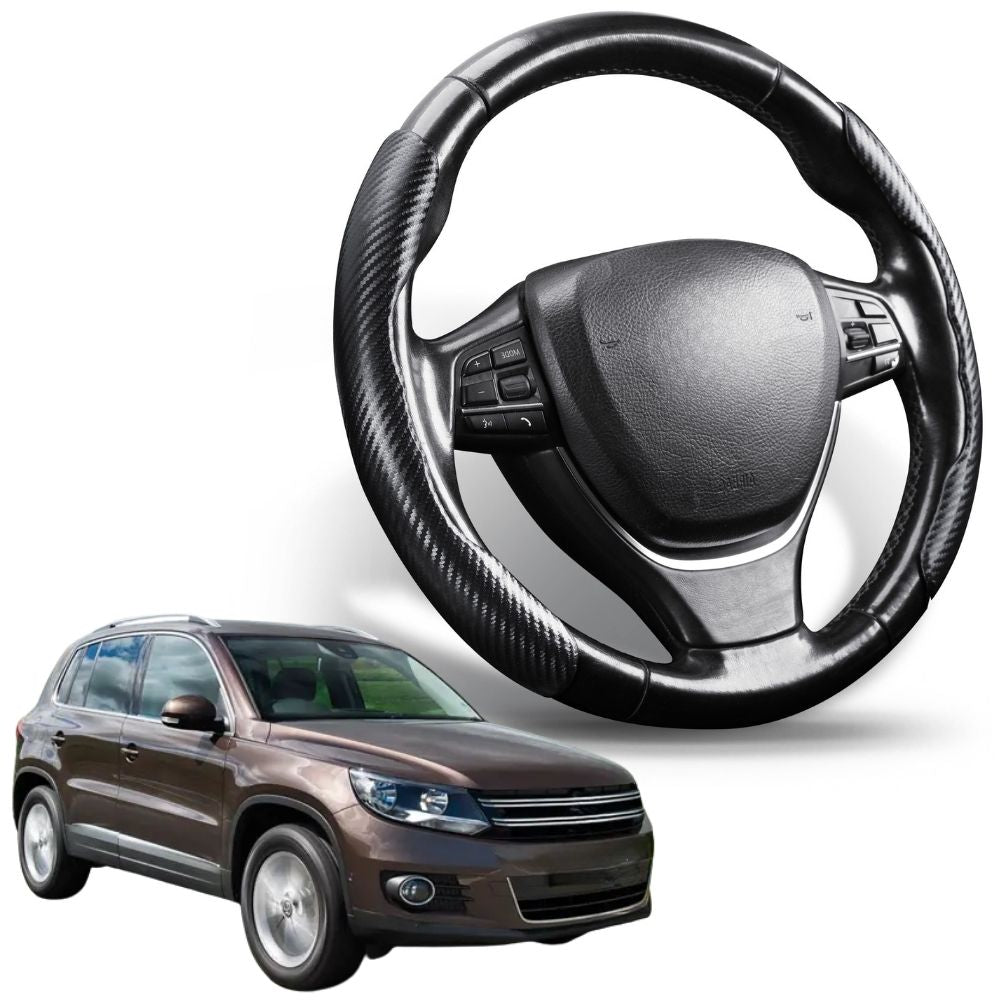 Segmented Steering Wheel Cover for VolksWagen Tiguan 2008 - 2016