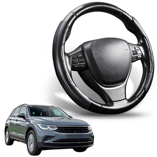 Segmented Steering Wheel Cover for VolksWagen Tiguan 2016 - 2023 (Life, Elegance, R, R-Line)