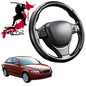 Black Samurai Segmented Steering Wheel Cover for Volvo S40 2004 - 2012 (Manual)