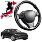 Black Samurai Segmented Steering Wheel Cover for Volvo S90 2017 - 2020