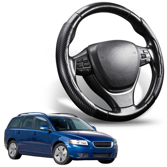 Segmented Steering Wheel Cover for Volvo V50 2004 - 2012 Auto