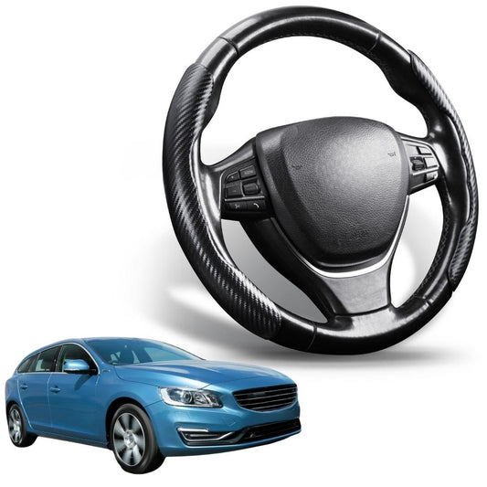 Segmented Steering Wheel Cover for Volvo V60 2010 - 2018 Auto
