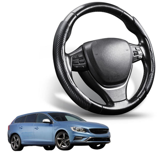 Segmented Steering Wheel Cover for Volvo V60 2010 - 2018 Manual