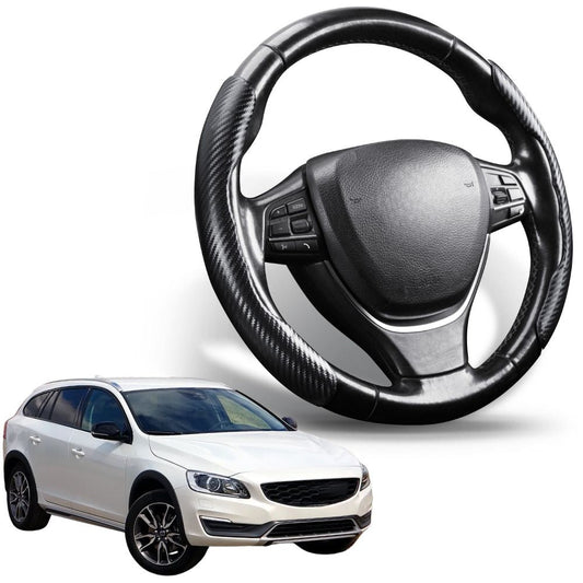 Segmented Steering Wheel Cover for Volvo V60 2015 - 2018 Cross Country