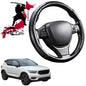 Black Samurai Segmented Steering Wheel Cover for Volvo XC40 2018 - Current