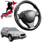 Black Samurai Segmented Steering Wheel Cover for Volvo XC70 2007 - 2016 Mk II