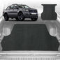 6D Diamond Ute Tub Mat for Ford Ranger (PX2 Dual Cab Ute) 2015-2018 (with spray on liner or no liner)-Black-Outback GT