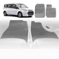 6D Diamond Car Floor Mats for VolksWagen Transporter 2004-Current-Front Set-Grey-Outback GT