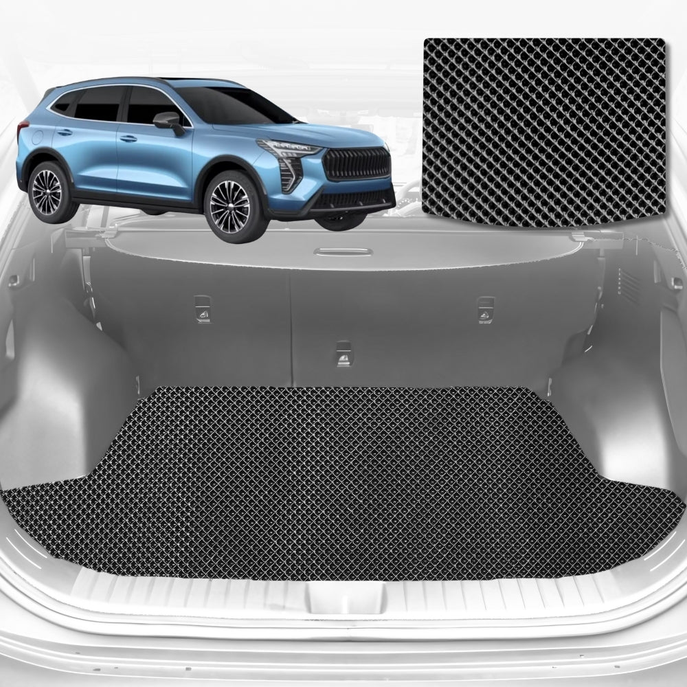 6D Diamond Car Boot Cargo Mat for GWM Haval Jolion 2020-Current | Heavy Duty Carpet Liner
