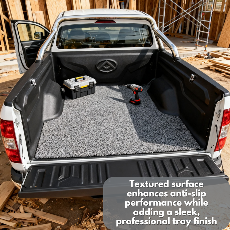 Honeycomb UTE Tub Mat Tray Liner for Isuzu D-Max Crew Cab 2020 - Current RG - Grey