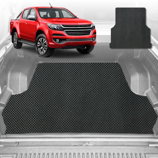 6D Diamond Ute Tub Mat for Holden Colorado Ute Dual Cab VE, VF 2012-2016 (with factory plastic tub)
