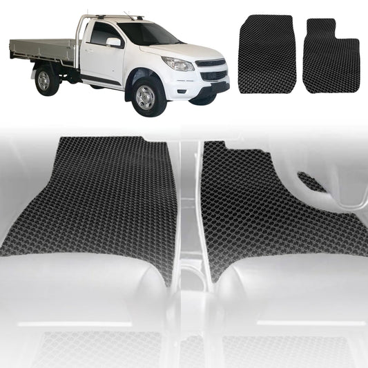 6D Diamond Car Floor Mats for Holden Colorado Ute Single Cab 2012-2016-Outback GT