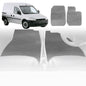 6D Diamond Car Floor Mats for Holden Commodore Ute Single Cab 2007-2017-Front Set-Grey-Outback GT