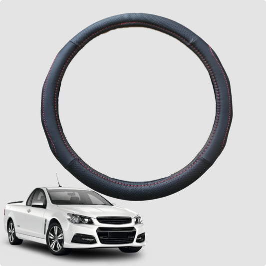 Steering Wheel Cover for Holden Commodore Ute Single Cab 2007-2017 38CM Leather | Circle