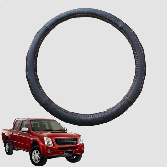 Steering Wheel Cover for Holden Rodeo 2003-2008 38CM Leather | Circle
