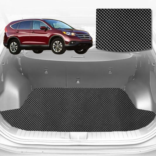 6D Diamond Car Boot Mat for Honda CR-V 2007-2012-Cargo Mat-Black-Outback GT