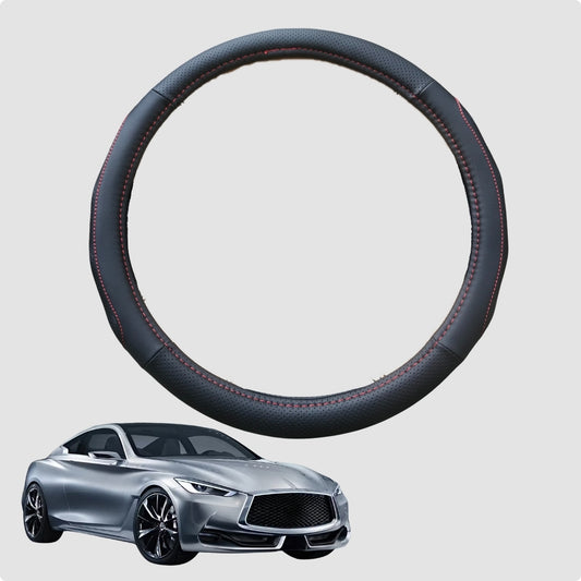 Steering Wheel Cover for Infiniti Q60 2014-Current Coupe (V36) 38CM | Circle