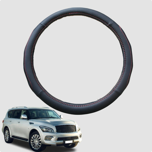 Steering Wheel Cover for Infiniti QX80 2015-2020 Y62 38CM | Circle