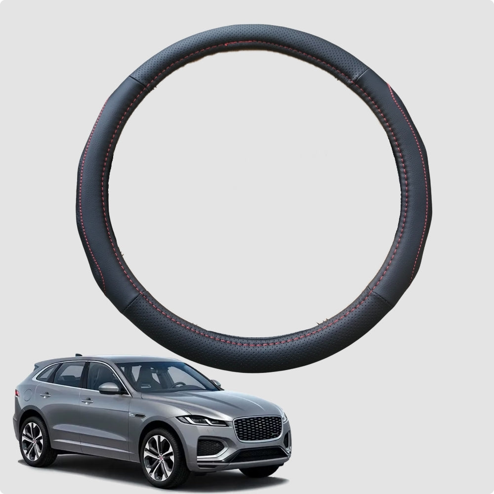 Steering Wheel Cover for Jaguar F-PACE 2016-Current X761 38CM | Circle