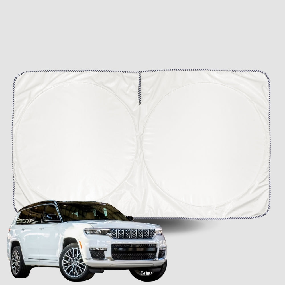 Windscreen Sun Shade for Jeep Grand Cherokee (WK)2011-2021 Universal Fit Window Visor UV Block