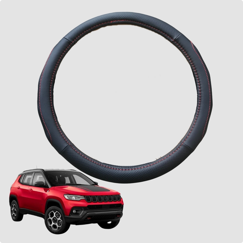 Steering Wheel Cover for Jeep Compass 2017-Current M6 38CM | Circle