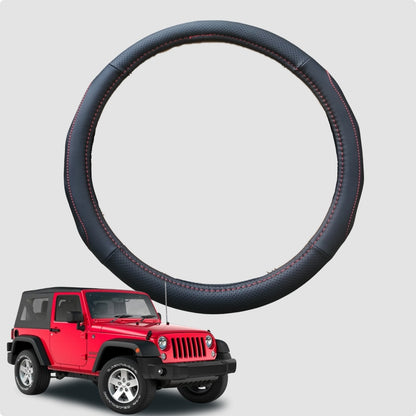Steering Wheel Cover for Jeep Wrangler 2006-2018 (2-Door JK) 38CM | Circle