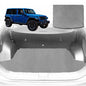 6D Diamond Car Boot Mat for Jeep Wrangler (4-Door JL)2018-Current-without speaker-Cargo Mat-Grey-Outback GT