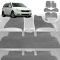 6D Diamond Car Floor Mats for Kia Carnival 2006-2014-Ultimate Set-Grey-Outback GT