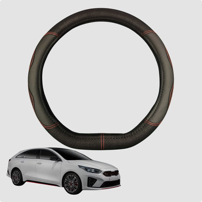 Steering Wheel Cover for Kia Pro Cee'd 2014-2019  38CM | D-Shape