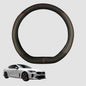Steering Wheel Cover for Kia Stinger 2017-Current 38CM Leather | D-Shape