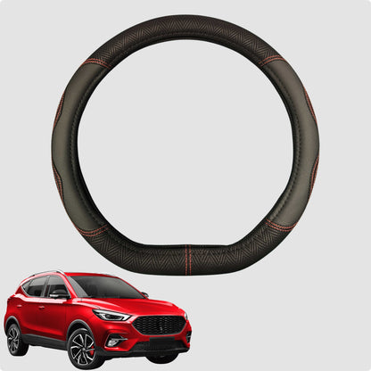 Steering Wheel Cover for MG ZS ZST 2017-Current 38CM Leather | D-Shape