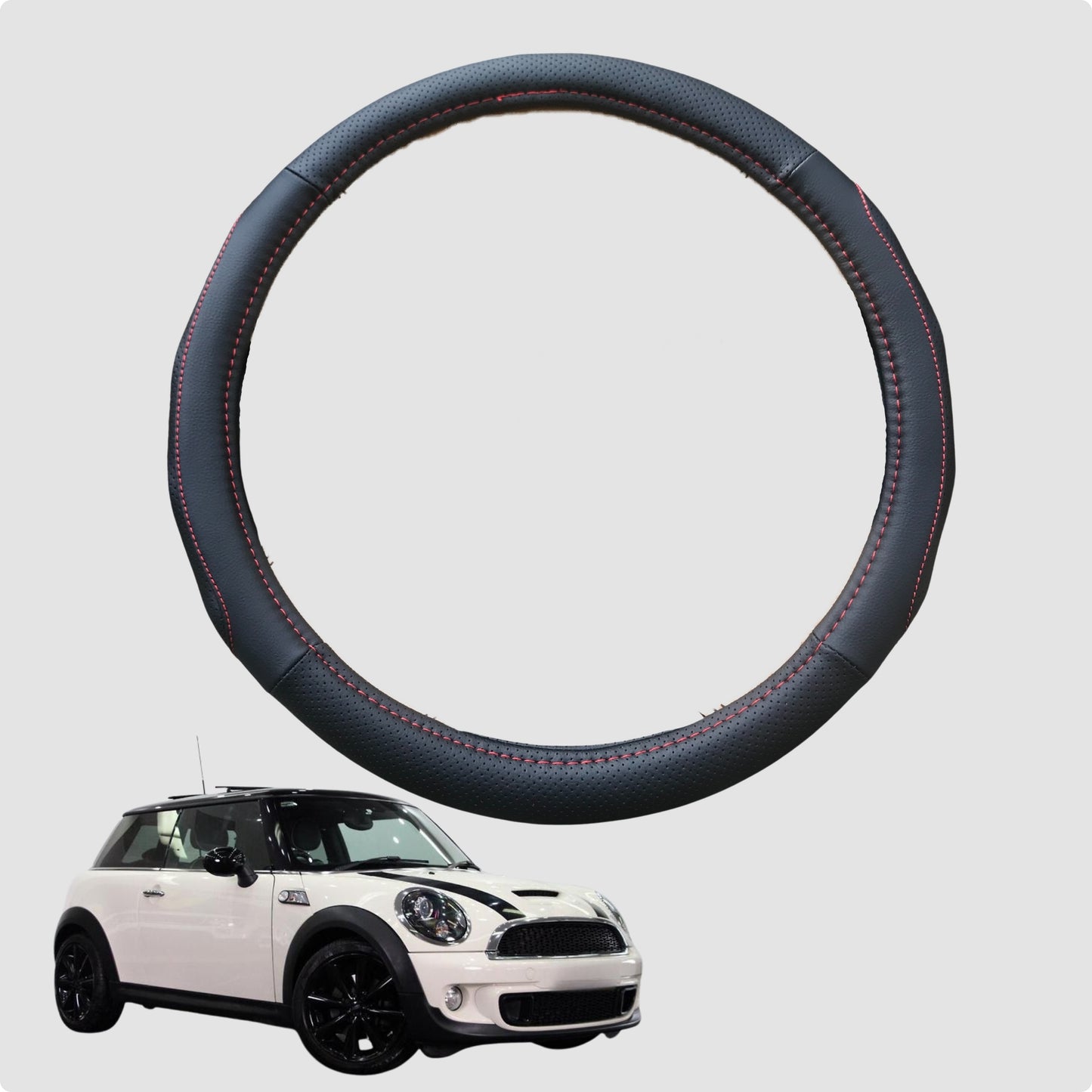 Steering Wheel Cover for MINI Cooper 3-Door Hatch 2006-2013 (R56) 38CM | Circle