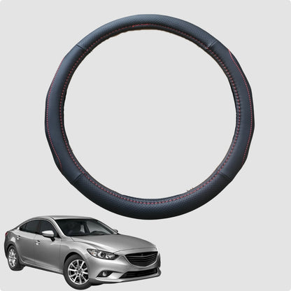 Steering Wheel Cover for Mazda 6 2008-2012 38CM Leather | Circle