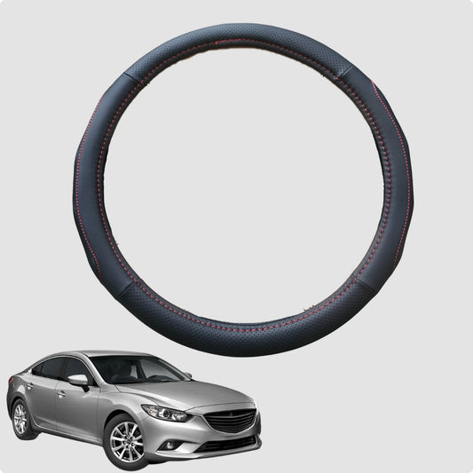 Steering Wheel Cover for Mazda 6 2008-2012 38CM Leather | Circle