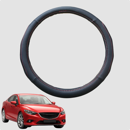 Steering Wheel Cover for Mazda 6 2013-Current 38CM Leather | Circle