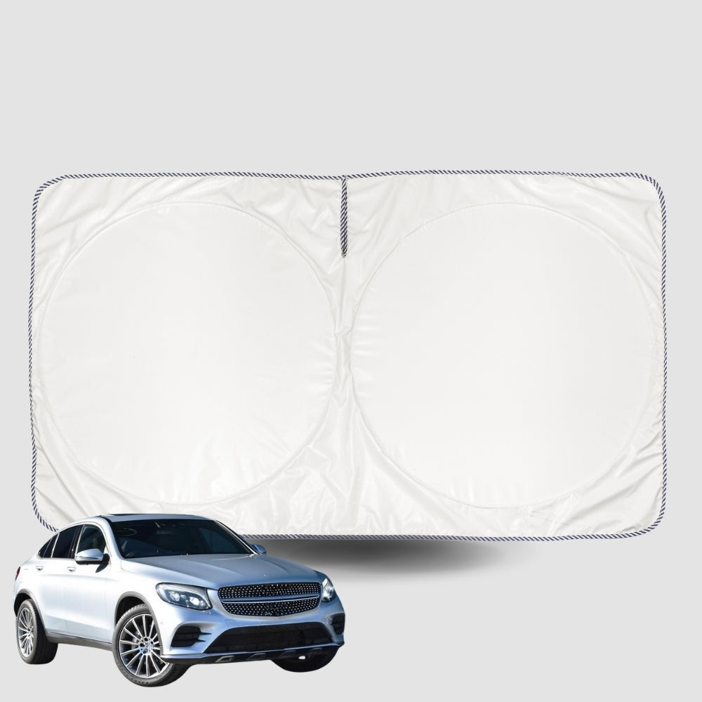 Windscreen Sun Shade for Mercedes-Benz GLC Coupe (C253)2015-2022 Universal Fit Window Visor UV Block