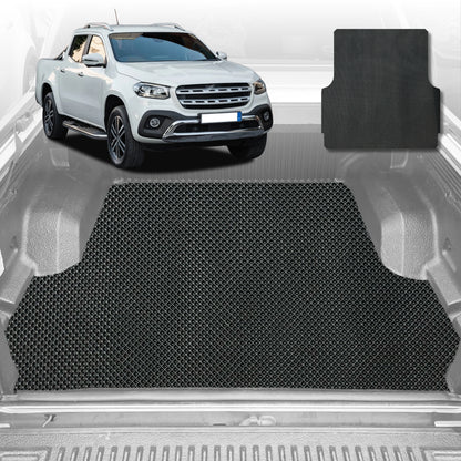 6D Diamond Ute Tub Mat for Mercedes-Benz X-Class Ute 2017-2021 (with factory plastic tub liner)